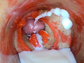 深入小穴的摄像头玩具捕捉到精液喷射剂量 vadim chinese gay porn star