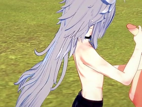 原神耽美 - Razor被Diluc打手枪和操 - 日本亚洲漫画动漫游戏色情同性 chinese gay porn