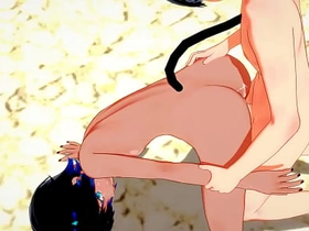 BL-猫男x狐男无套干两炮-伪娘变装日本亚裔漫画动漫游戏色情男同 chinese sweet gay porn