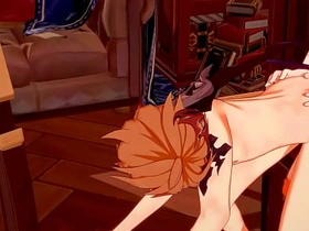 原神BL-钟离x达达利亚口交和被操-伪娘变装日本亚洲漫画动漫游戏色情男同 chinese adam careless porn