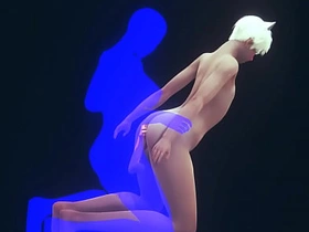 耽美伪娘-性感猫耳伪娘激烈性爱完整版-女装子日本亚裔动漫游戏同志色情 japanese family gay porn