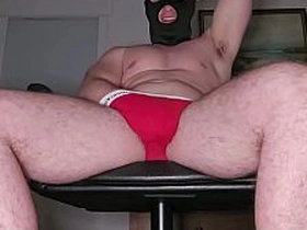 PhantomGentX穿红色Calvin Klein内裤 throne load!肌肉猛男撸出超硬巨量精液 asian gay sex videos xnxx