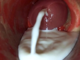 深插阴道内镜头捕捉大量精液喷射ASMR gay chinese lesbian porn